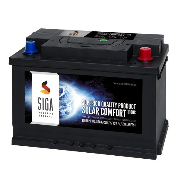 SIGA Solar Comfort Solarbatterie 100Ah 12V
